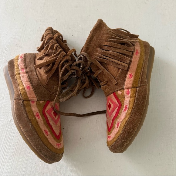 Zara Native Toddler Suede Boots Size 28/29 (10.5). - Picture 7 of 8